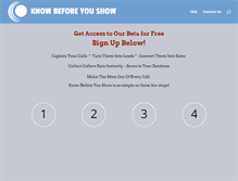 Tablet Screenshot of knowbeforeyoushow.com